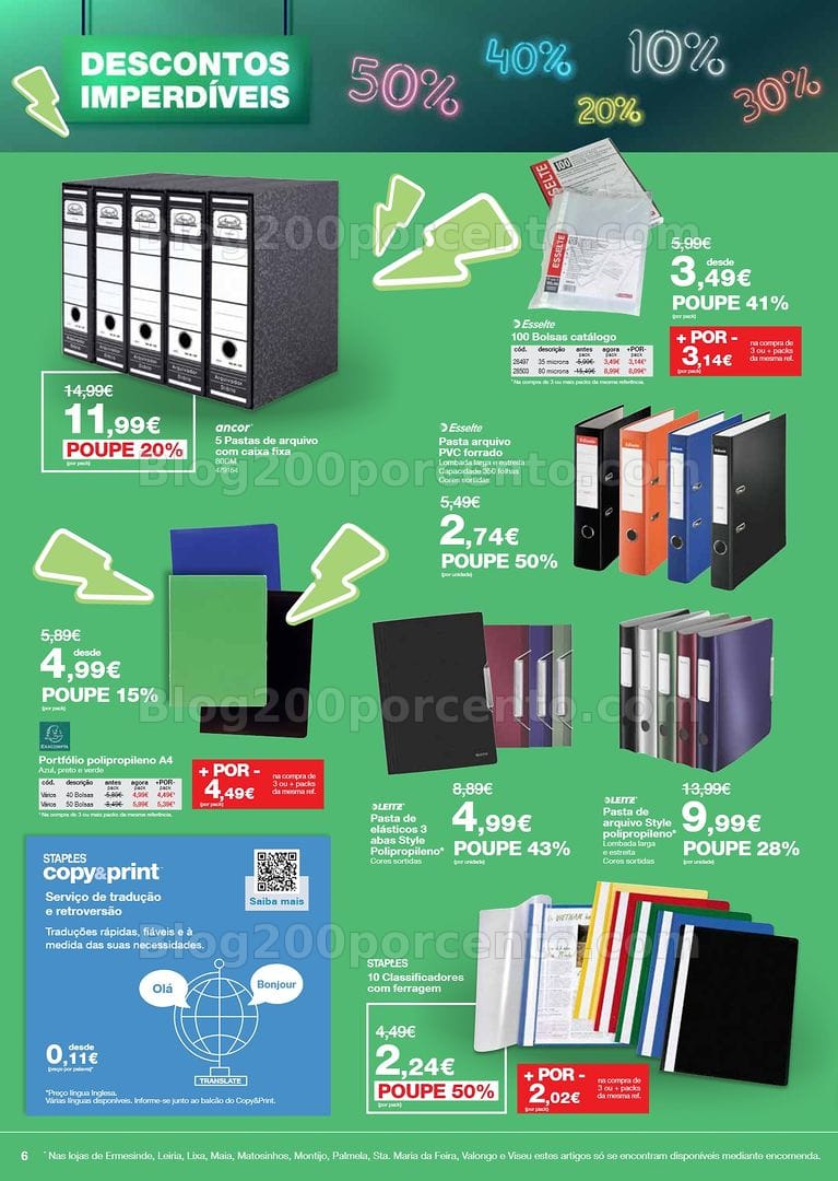 Antevisão Folheto STAPLES Descontos Imperdíveis Promoções de 15 junho a 2 julho